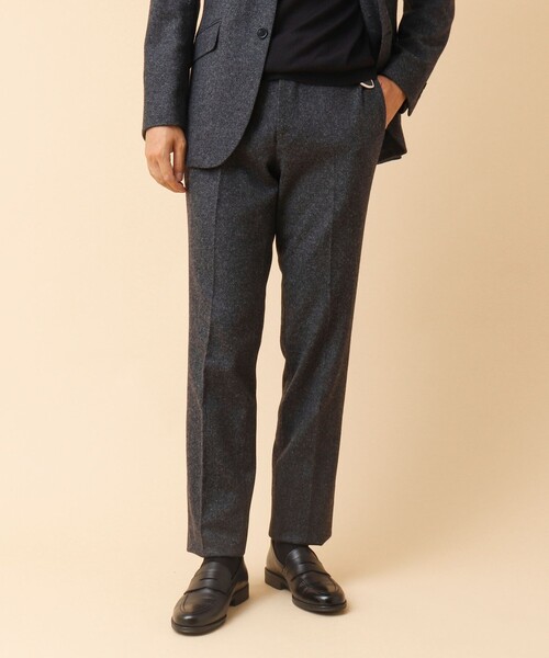 NOLLEY’S（ノーリーズ）の「《セットアップ/ビジカジ対応》JAPAN TWEED PT ツイードスラックスパンツ（スラックス・メンズ・グレー系その他/グレー/ネイビー/インディゴブルー・S/M/L/XL）」の5枚目の写真