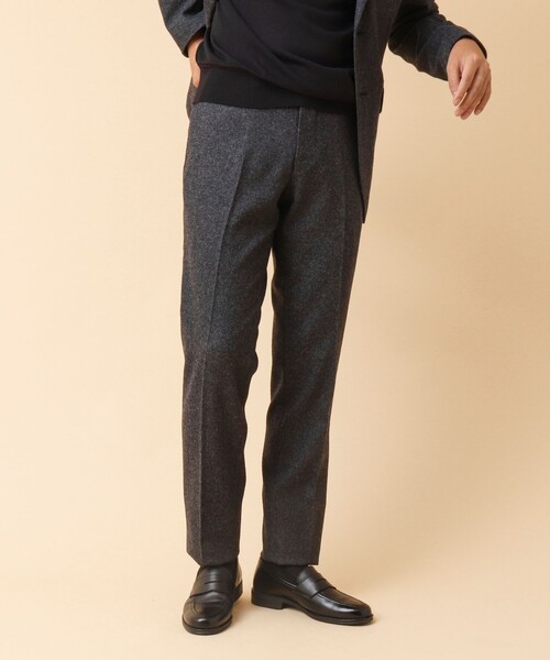 NOLLEY’S（ノーリーズ）の「《セットアップ/ビジカジ対応》JAPAN TWEED PT ツイードスラックスパンツ（スラックス・メンズ・グレー系その他/グレー/ネイビー/インディゴブルー・S/M/L/XL）」の12枚目の写真