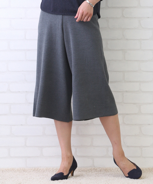 MYSELF ABAHOUSE（マイセルフアバハウス）の「ガウチョパンツ（その他パンツ・レディース・キャメル/グレー/ネイビー・FREE）」の2枚目の写真