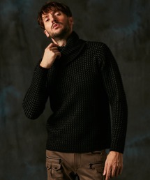 HIDEAWAYS NICOLE | アフガンネックニット(ニット/セーター)