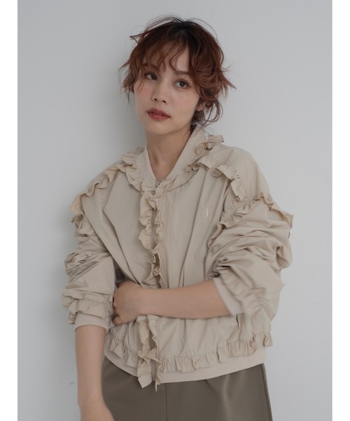 frill light jacket（ノーカラージャケット）｜jumelle