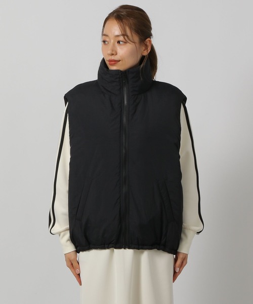 LAKOLE（ラコレ）の「中綿ボリュームベスト / 135044（ベスト・レディース・ライトブラウン/ブラック/クリーム・FREE）」の10枚目の写真