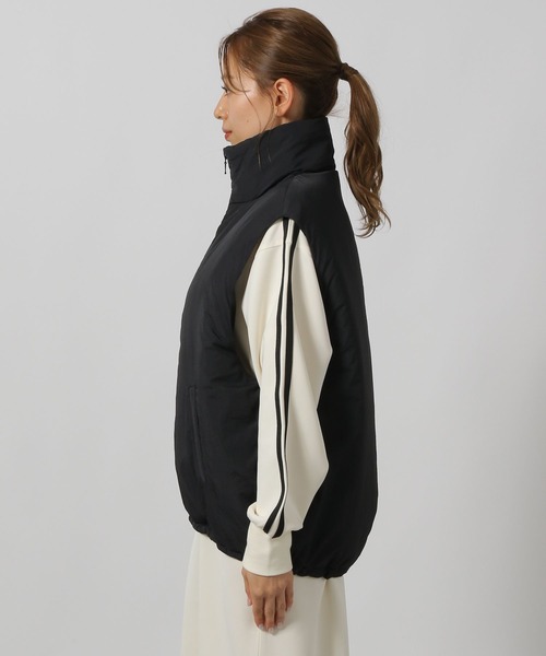 LAKOLE（ラコレ）の「中綿ボリュームベスト / 135044（ベスト・レディース・ライトブラウン/ブラック/クリーム・FREE）」の11枚目の写真