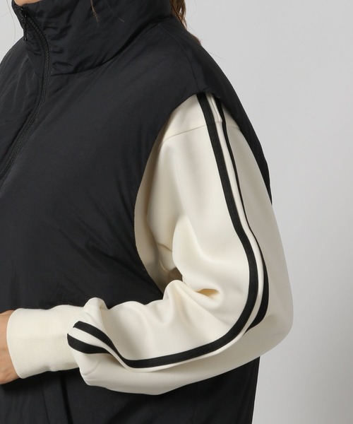 LAKOLE（ラコレ）の「中綿ボリュームベスト / 135044（ベスト・レディース・ライトブラウン/ブラック/クリーム・FREE）」の14枚目の写真