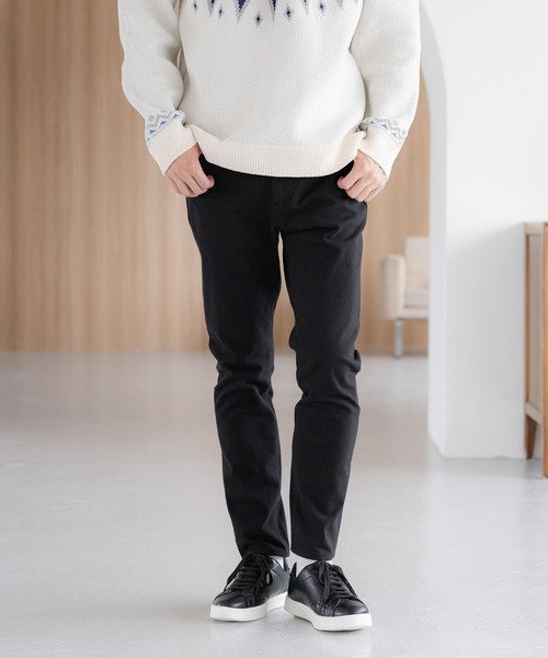 GLOBAL WORK（グローバルワーク）の「モーションテックスキニー+WARM/115911（その他パンツ・メンズ・ブラック/ネイビー/チャコール/ネイビー系9・LARGE/MEDIUM/SMALL/X-SMALL/X-LARGE）」の2枚目の写真