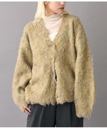 Settimissimo（セッティミッシモ）の「ブークレシャギーVネックカーディガン（カーディガン/ボレロ）」