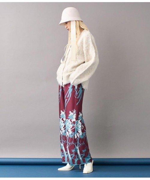 Settimissimo（セッティミッシモ）の「ブークレシャギーVネックカーディガン（カーディガン/ボレロ・レディース・アイボリー/オリーブ・FREE）」の21枚目の写真