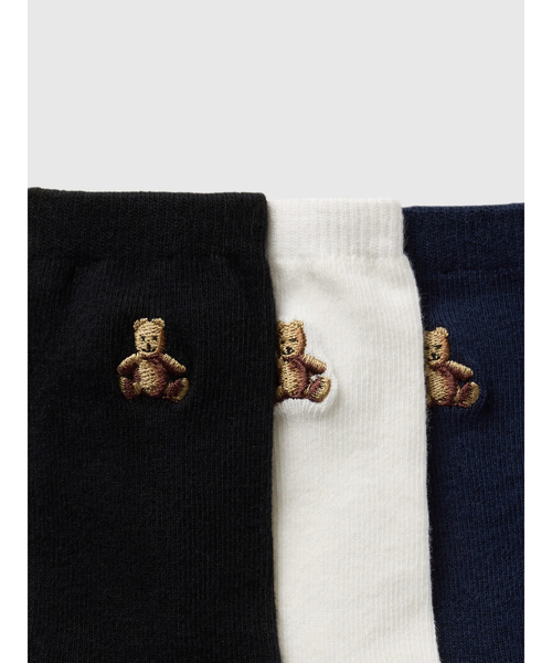 GAP(ギャップ)の「Babygap ブラナンベア クルーソックス 3足セット(ソックス/靴下・キッズ・マルチ・2-3 YRS/12-24M/4-5 YRS)」の3枚目の写真