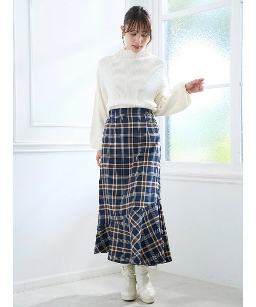 LUDIC PARK(ルディックパーク)の「マシュマロタッチボトルネックニットプルオーバー(ニット/セーター・レディース・オフホワイト/ブラック/ベージュ/イエロー/オリーブ・L/M)」の11枚目の写真