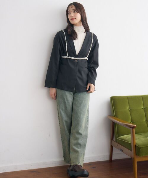 casita(RETRO GIRL)（カシータ）の「ビーズハーネス（ベルト・レディース・オフホワイト/シルバー・ONE SIZE）」の4枚目の写真