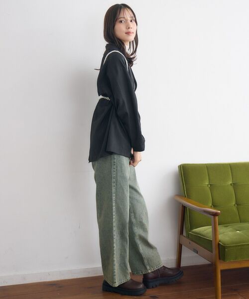 casita(RETRO GIRL)（カシータ）の「ビーズハーネス（ベルト・レディース・オフホワイト/シルバー・ONE SIZE）」の5枚目の写真