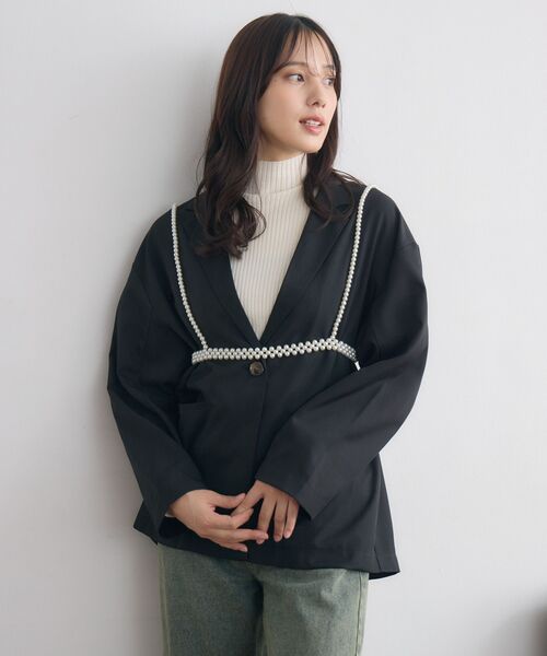 casita(RETRO GIRL)（カシータ）の「ビーズハーネス（ベルト・レディース・オフホワイト/シルバー・ONE SIZE）」の8枚目の写真