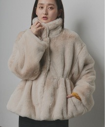 ジャケット/アウター（ベージュ系・フェイクファー）ファッション通販