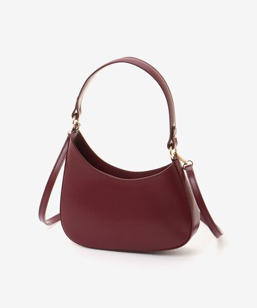 le.coeur blanc(ルクールブラン)の「《一部店舗/WEB限定》AULENTTIハーフムーンショルダー(ショルダーバッグ・レディース・ブラック/ボルドー・FREE)」の19枚目の写真