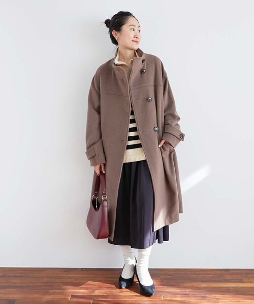 le.coeur blanc(ルクールブラン)の「《一部店舗/WEB限定》AULENTTIハーフムーンショルダー(ショルダーバッグ・レディース・ブラック/ボルドー・FREE)」の9枚目の写真