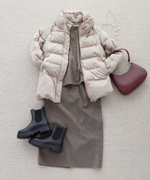 le.coeur blanc(ルクールブラン)の「《一部店舗/WEB限定》AULENTTIハーフムーンショルダー(ショルダーバッグ・レディース・ブラック/ボルドー・FREE)」の15枚目の写真