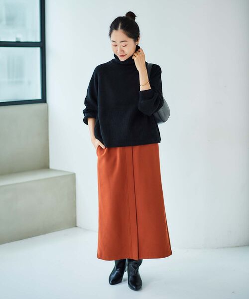 le.coeur blanc(ルクールブラン)の「《一部店舗/WEB限定》AULENTTIハーフムーンショルダー(ショルダーバッグ・レディース・ブラック/ボルドー・FREE)」の17枚目の写真