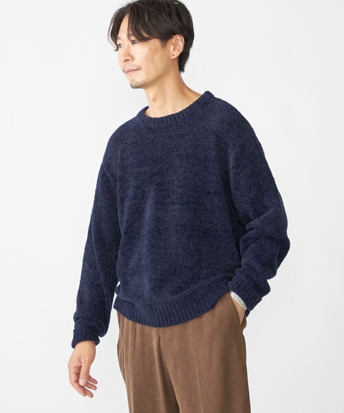 マルジェラ　ネイビー クルーネック セーター サイズ Maison Margiela メゾンマルジェラ クルーネックニット メンズ