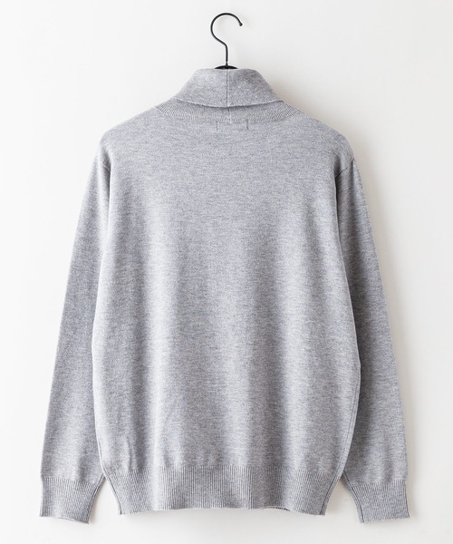 Blue Standard (ブルースタンダード)の「【BLUE STANDARD/ブルースタンダード】高機能カシミヤタッチ タートルネックセーター 素肌で着れるセーター マシンウォッシャブル アンチプリング 静電気防止 ストレッチ ウォームビズ(ニット/セーター・メンズ・チャコールグレー/杢グレー/ブラック/オフホワイト・X-LARGE/LARGE/MEDIUM)」の10枚目の写真