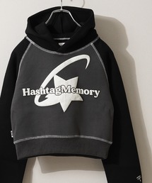 【MEMORY】lady's スターロゴ ボンディング ラグランパーカー / Lady's star logo bonding raglan parka
