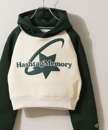 【MEMORY】lady's スターロゴ ボンディング ラグランパーカー / Lady's star logo bonding raglan parka
