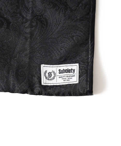 Subciety（サブサエティ）の「Paisley marche bag（ハンドバッグ・メンズ・ブラック/グリーン・FREE）」の6枚目の写真