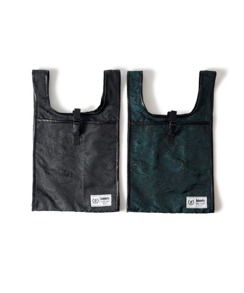 Subciety（サブサエティ）の「Paisley marche bag（ハンドバッグ・メンズ・ブラック/グリーン・FREE）」の3枚目の写真