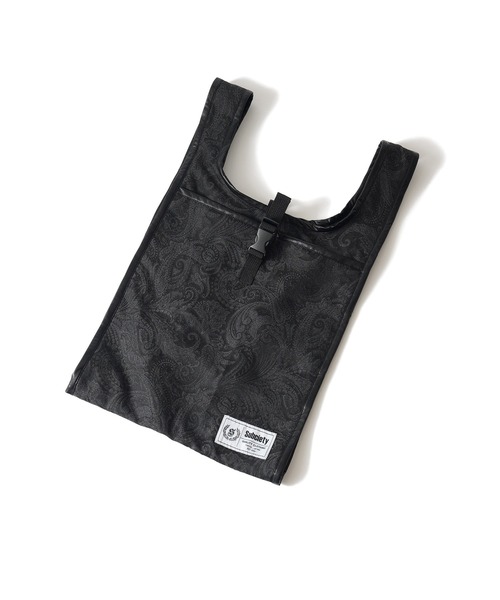 Subciety（サブサエティ）の「Paisley marche bag（ハンドバッグ・メンズ・ブラック/グリーン・FREE）」の4枚目の写真