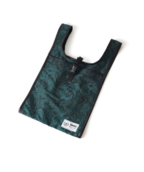 Subciety（サブサエティ）の「Paisley marche bag（ハンドバッグ・メンズ・ブラック/グリーン・FREE）」の5枚目の写真