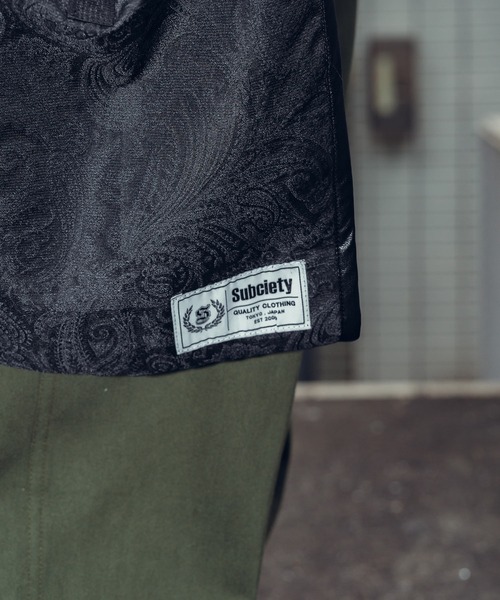 Subciety（サブサエティ）の「Paisley marche bag（ハンドバッグ・メンズ・ブラック/グリーン・FREE）」の15枚目の写真