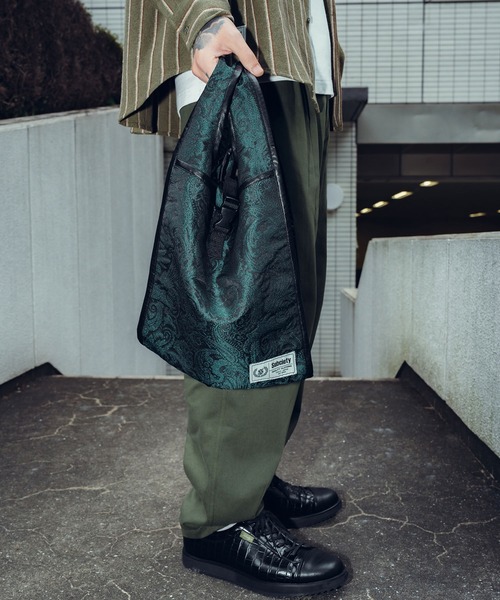 Subciety（サブサエティ）の「Paisley marche bag（ハンドバッグ・メンズ・ブラック/グリーン・FREE）」の18枚目の写真