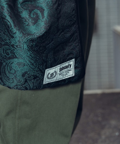Subciety（サブサエティ）の「Paisley marche bag（ハンドバッグ・メンズ・ブラック/グリーン・FREE）」の19枚目の写真