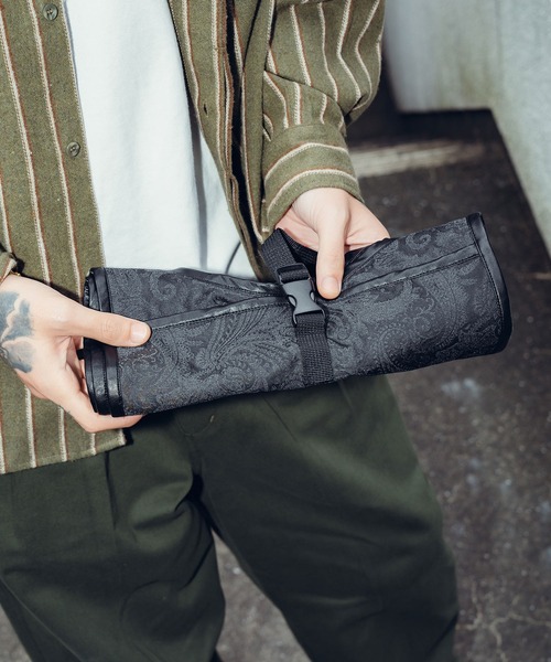 Subciety（サブサエティ）の「Paisley marche bag（ハンドバッグ・メンズ・ブラック/グリーン・FREE）」の16枚目の写真