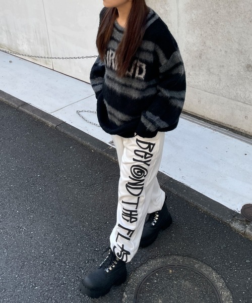 WEGO（ウィゴー）の「WEGO/厚底トレッキングブーツ（ブーツ・レディース・ブラック/キャメル・LARGE/MEDIUM/SMALL）」の8枚目の写真