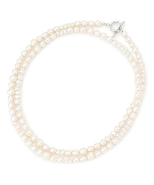 23区（ニジュウサンク）の「【APPLAUDIR】ランダムバロックパール ロングネックレス（ネックレス・レディース・シルバー系・F）」の3枚目の写真