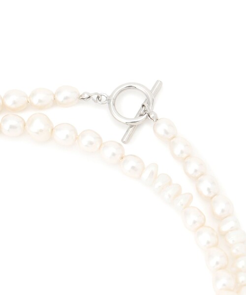 23区（ニジュウサンク）の「【APPLAUDIR】ランダムバロックパール ロングネックレス（ネックレス・レディース・シルバー系・F）」の4枚目の写真