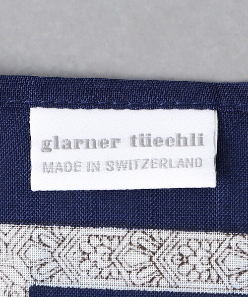 UNITED ARROWS(ユナイテッドアローズ)の「<GLARNER TUECHLI> Edelweiss/エーデルワイス ハンカチ(ハンカチ/ハンドタオル・メンズ・ダークグリーン/ブラック/ホワイト/ネイビー・FREE)」の8枚目の写真