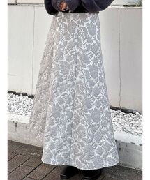 MERCURYDUO | ラメジャカードフレアスカート(スカート)