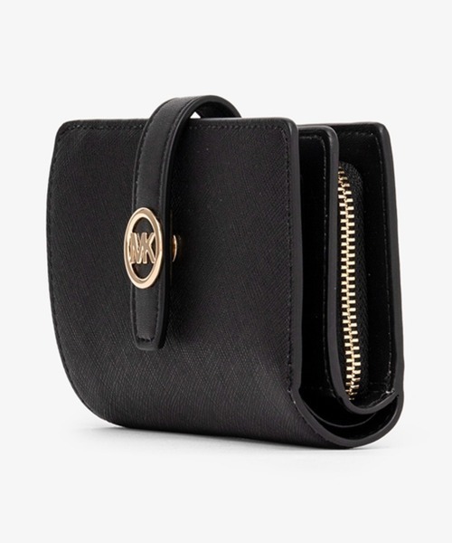 MICHAEL KORS(マイケルコース)の「GREENWICH ジップアラウンド タブ ウォレット ミディアム(財布・レディース・ブラック・FREE)」の7枚目の写真