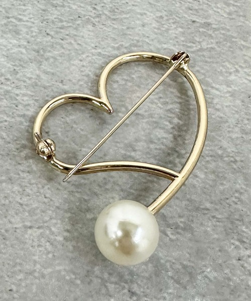 archives（アルシーヴ）の「ハートブローチ付きリバーシブルストール（マフラー・レディース・モカ/ブルーグレー/アイボリー・FREE）」の21枚目の写真