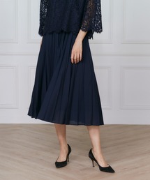 シフォンジョーゼットプリーツスカート