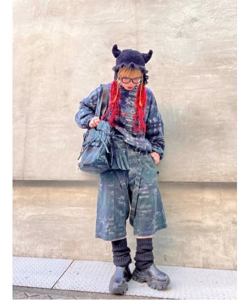 【Desigual×Collina Strada】ショートパンツ セール】【Desigual×Collina Strada】CUADROSCOLLINA STRADA ショート