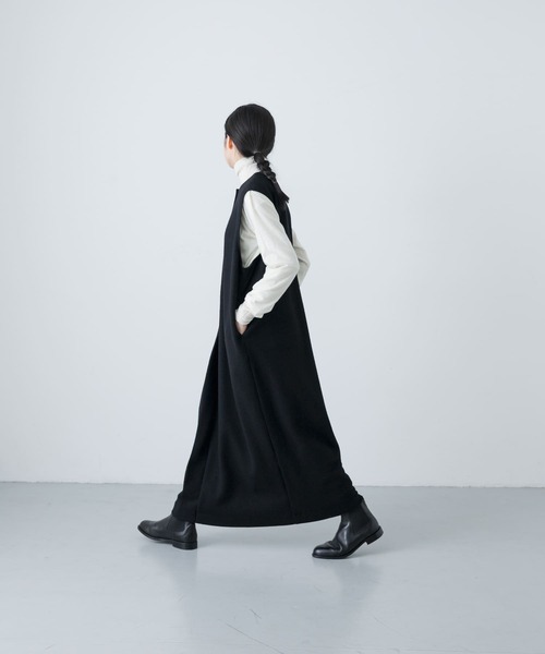 かぐれ（カグレ）の「ウールタックジャンパースカート（ワンピース