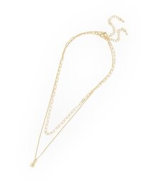 Mi-je（ミジェ）の「2連チェーンネックレス【韓国ファッション】（その他小物）」