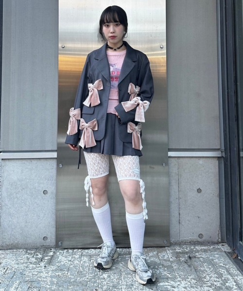 ジャケット・アウター CandyStripper PRECIOUS RIBBON JACKET セール】PRECIOUS RIBBON ジャケット（テーラードジャケット