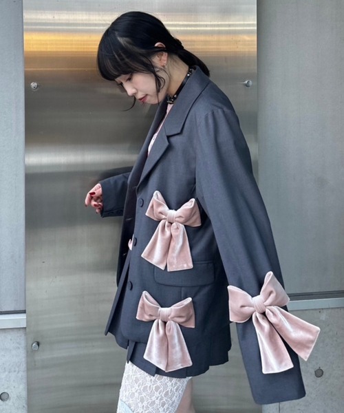 ジャケット・アウター CandyStripper PRECIOUS RIBBON JACKET セール】PRECIOUS RIBBON ジャケット（テーラードジャケット