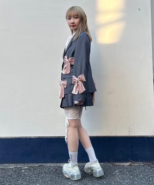 PRECIOUS RIBBON JACKET | Candy Stripper（キャンディ