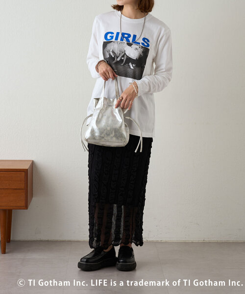SHENERY(シーナリー)の「【GOOD ROCK SPEED】LIFE PC GIRLロンTee(Tシャツ/カットソー・レディース・ホワイト・FREE)」の5枚目の写真
