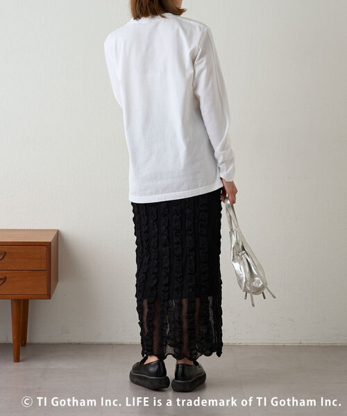SHENERY(シーナリー)の「【GOOD ROCK SPEED】LIFE PC GIRLロンTee(Tシャツ/カットソー・レディース・ホワイト・FREE)」の9枚目の写真