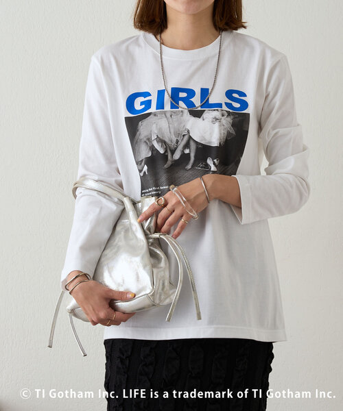 SHENERY(シーナリー)の「【GOOD ROCK SPEED】LIFE PC GIRLロンTee(Tシャツ/カットソー・レディース・ホワイト・FREE)」の10枚目の写真